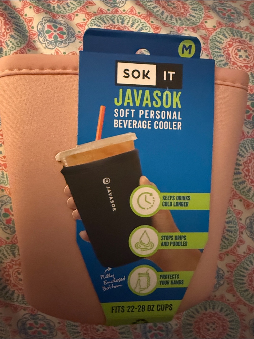 SOK IT JAVASOK Soft Personal Beverage Cooler - Pink